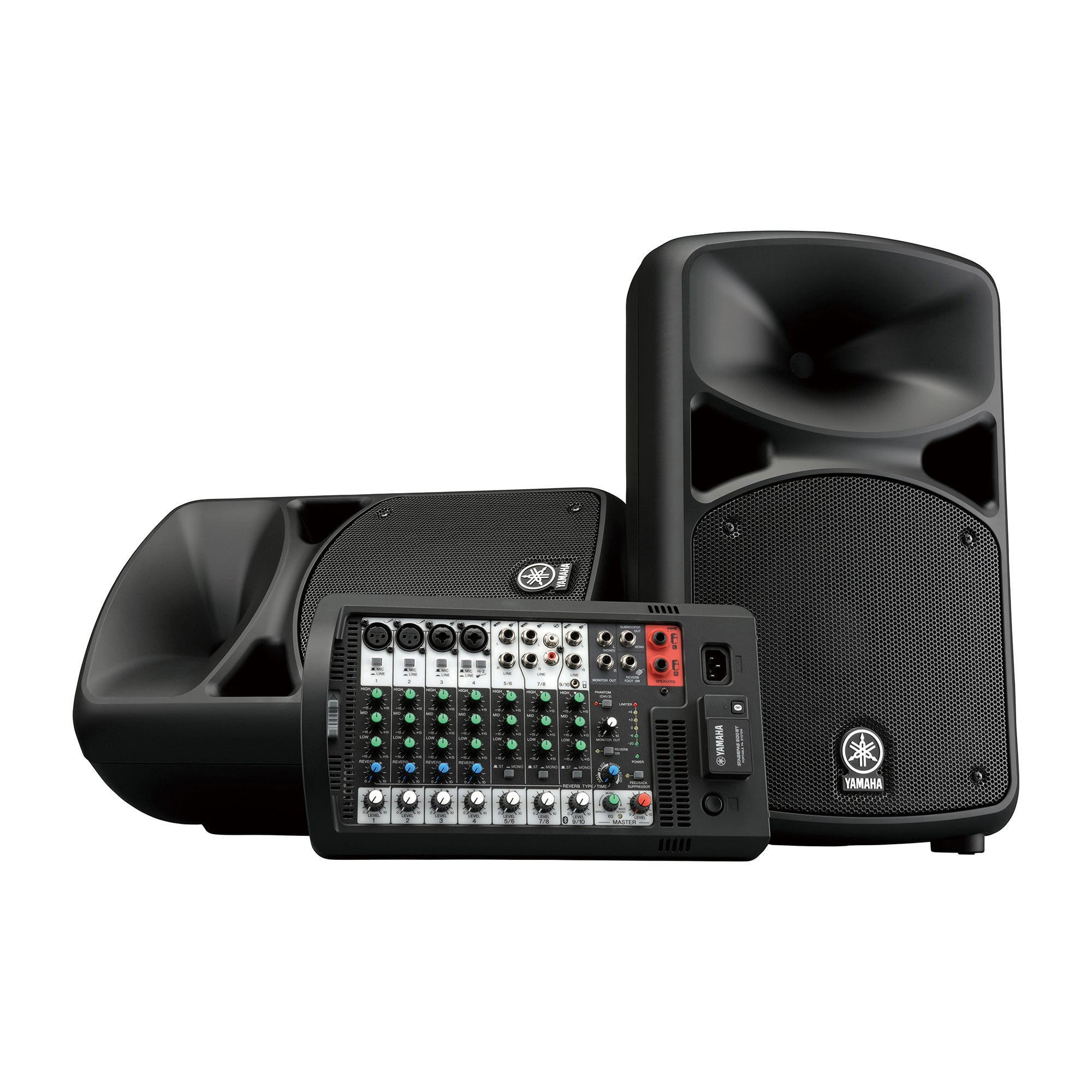 Yamaha Stagepas 600bt Sistema De Audio Portátil Con Bases