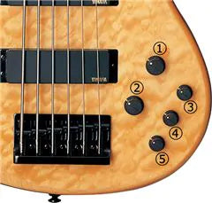 Yamaha TRB1006JNT 6-String Active Electric Bass, Natural