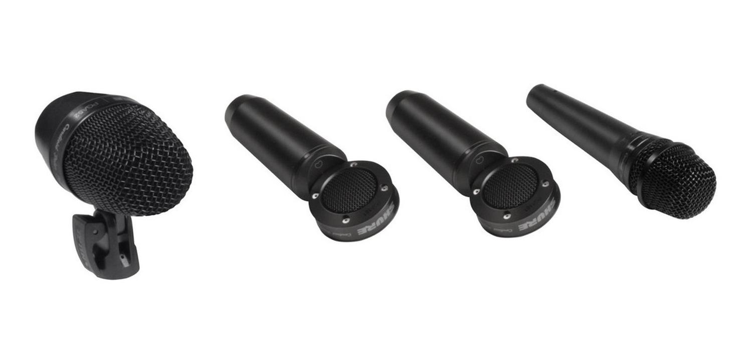 Shure Set 4 Microfonos Pga57 Pga181 Pga52 Pgastudiokit4 Case