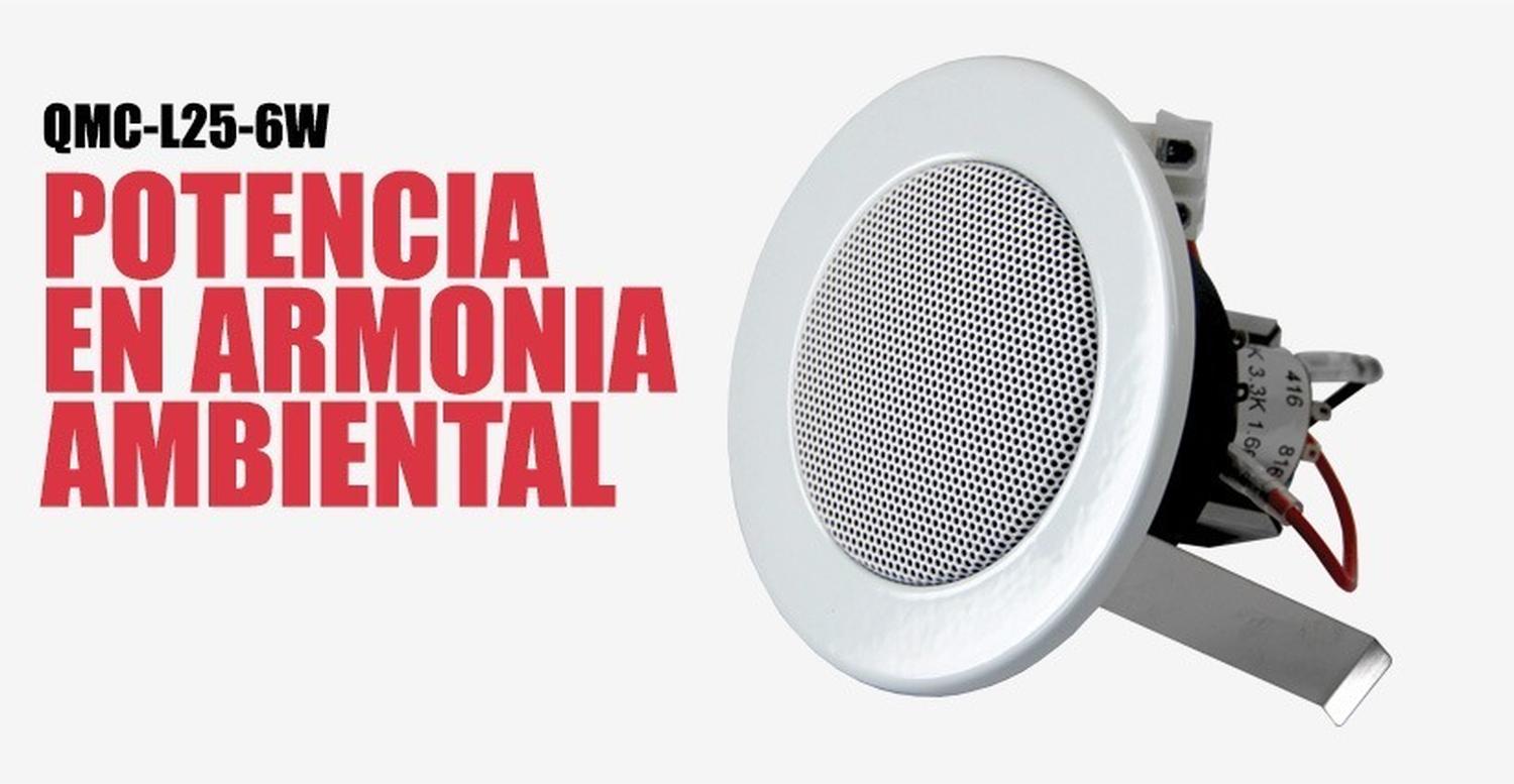 Qmc Premium Indoor Ceiling Speaker 6 Watts 70v/100v