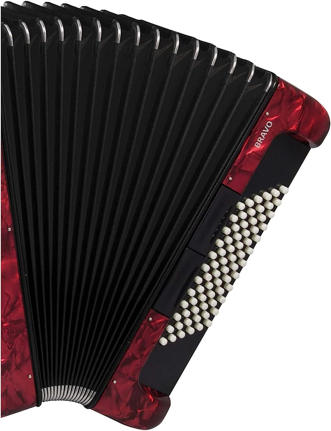 Hohner Bravo III A16632 Acordeón Cromático 34 Teclas 72 Bajos