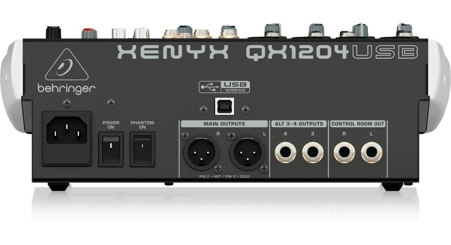 Behringer QX1204USB 12-Channel Analog Mixer with Effects