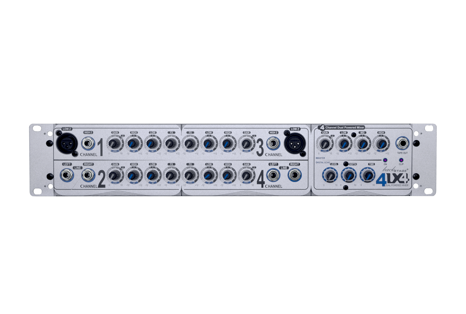 Amplificador Backstage Con Mezcladora 4lx4