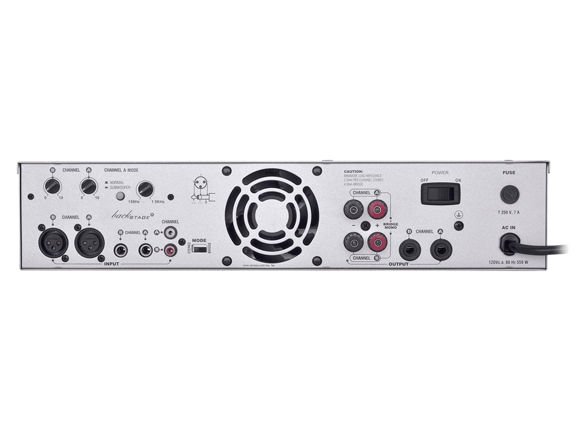 Amplificador Backstage Con Mezcladora 4lx4