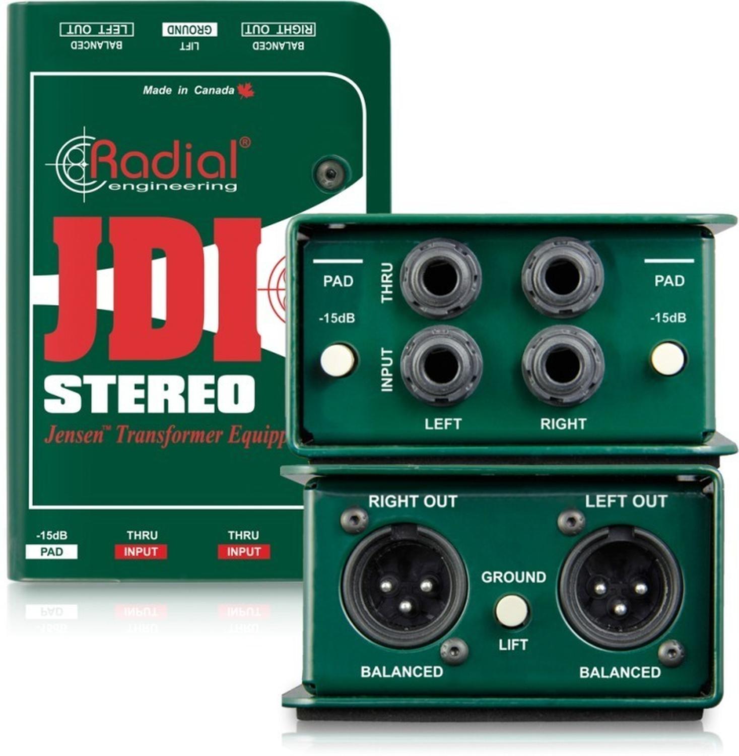 Radial Caja Directa Estéreo Pasiva Jdi Stereo