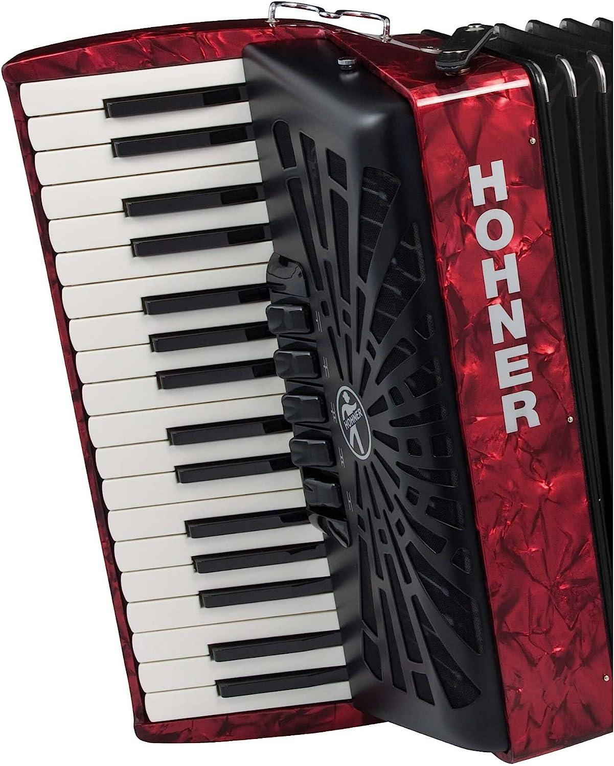 Hohner Bravo III A16632 Acordeón Cromático 34 Teclas 72 Bajos