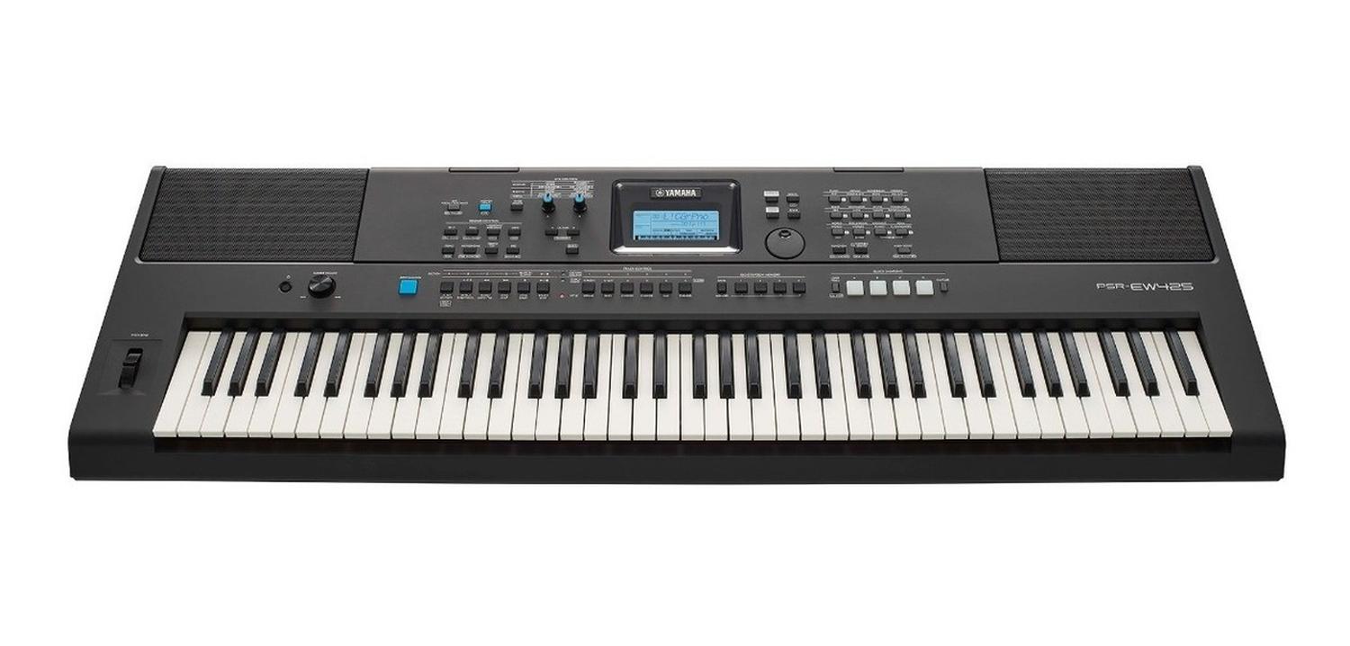 Teclado Yamaha Psr-ew425 Semiprofesional 76 Teclas Con Base