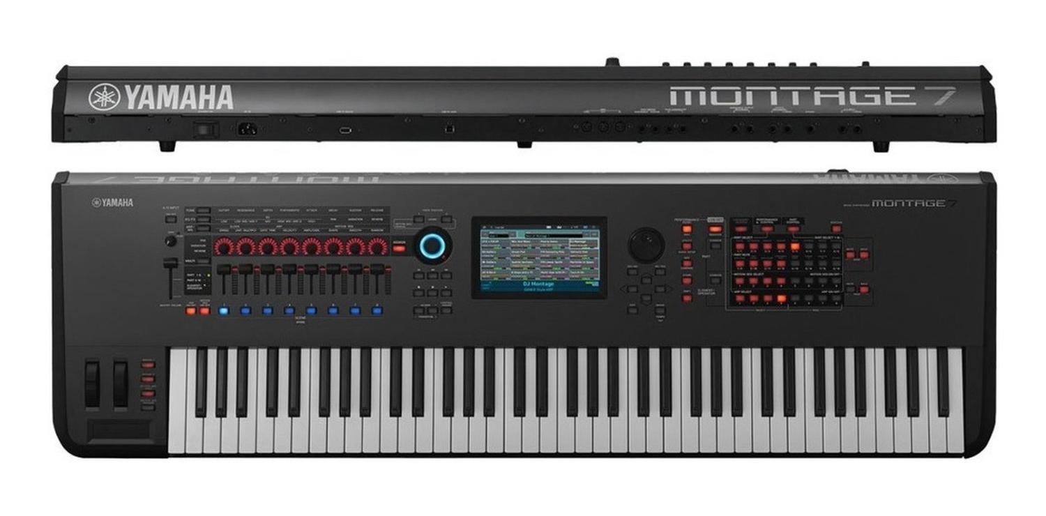 Yamaha Montage 7 Sintetizador 76 Teclas Con Peso Usb Midi