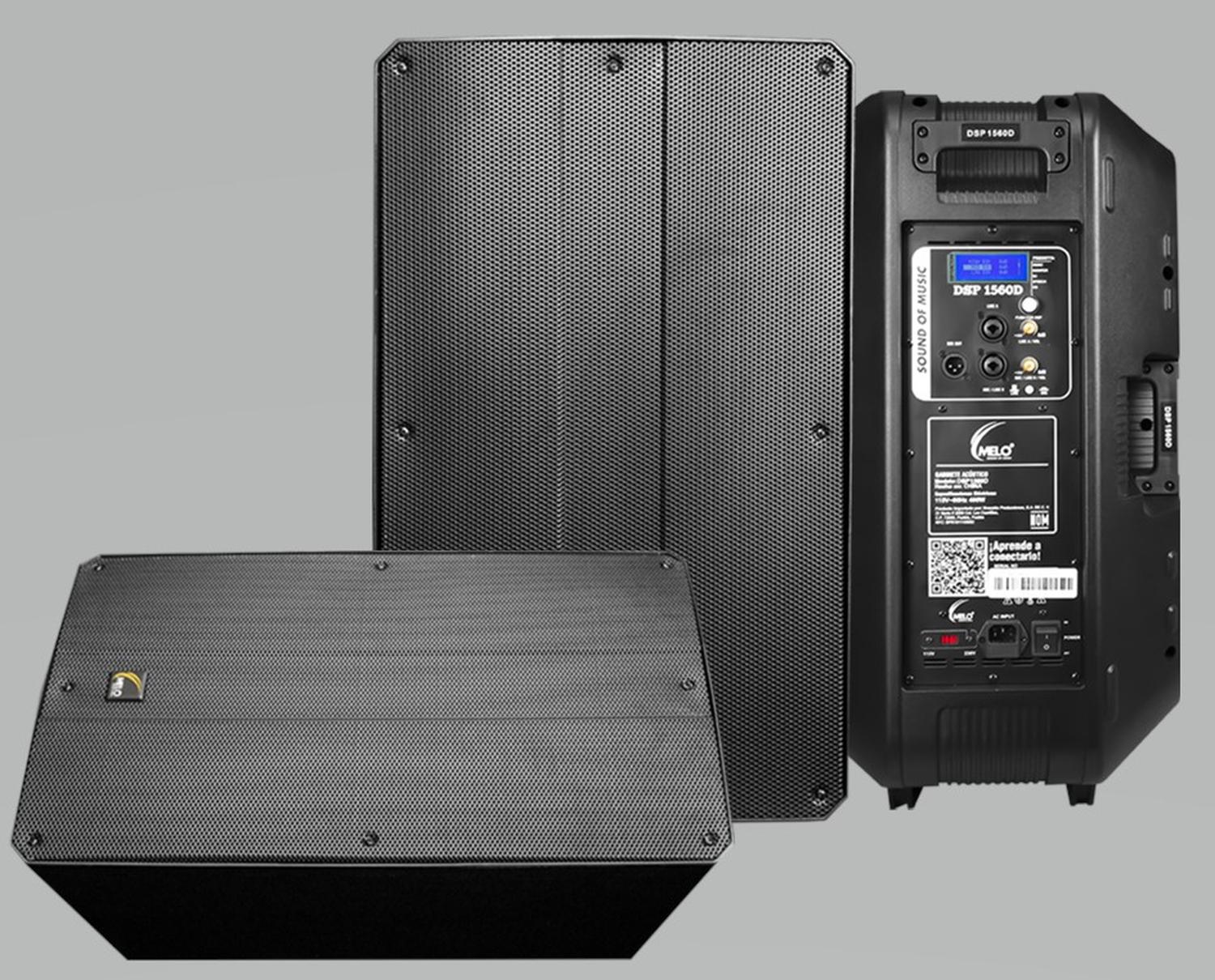 Melo DSP1560D Bafle Activo 15 Pulgadas 600W RMS