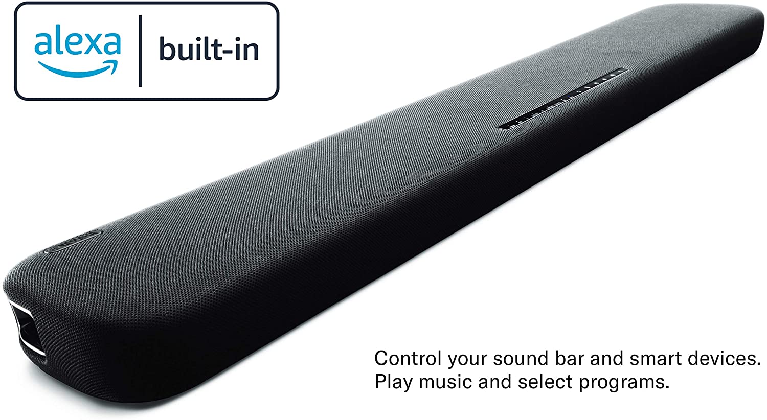 Barra De Sonido Yamaha A 120 Watts Con Subwoofers Color Negro Modelo Yas-109