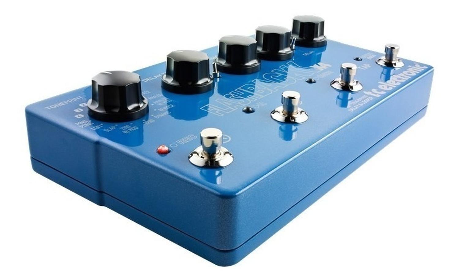Pedal De Efecto Tc Electronic Flashback X4 Delay Azul