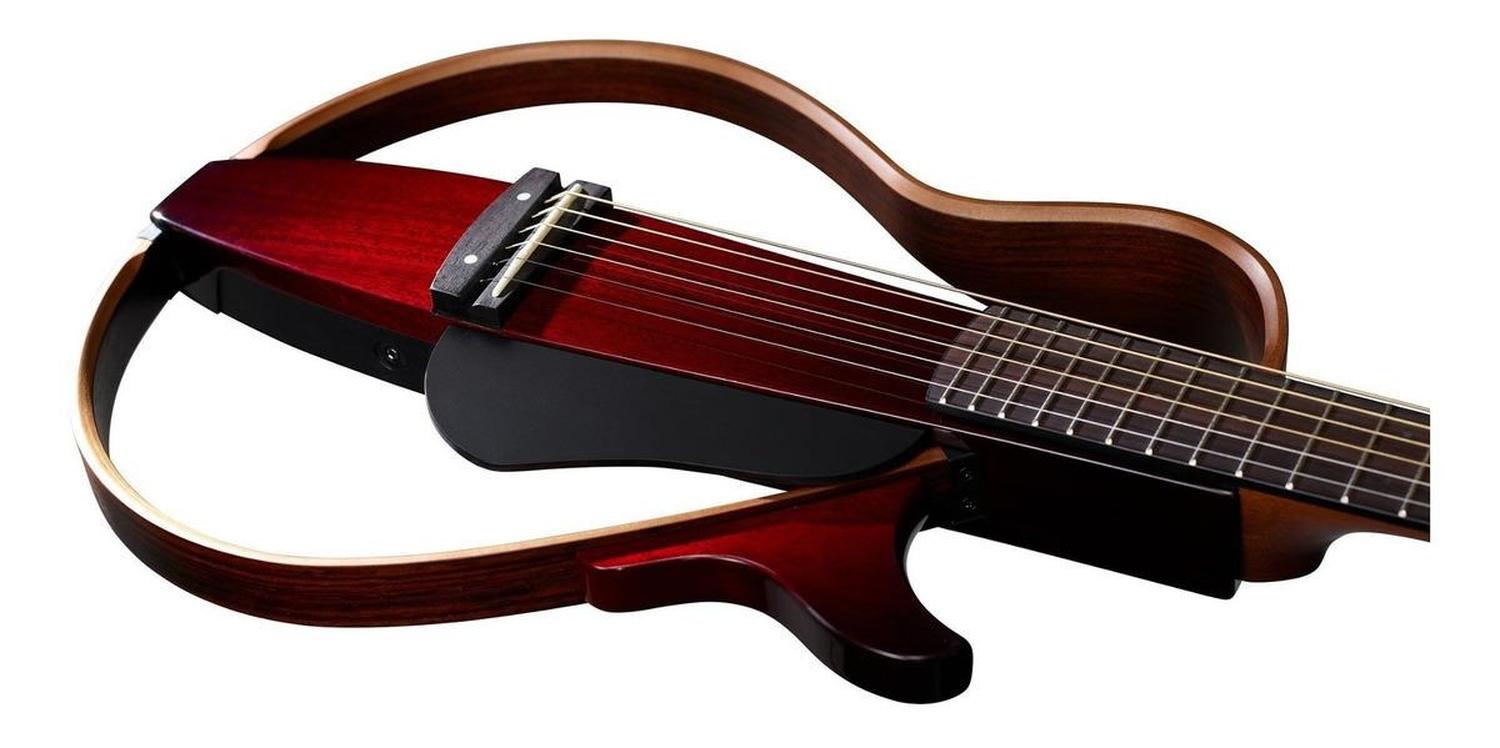 Yamaha Slg200scrb Guitarra Silent Cuerdas De Acero Con funda