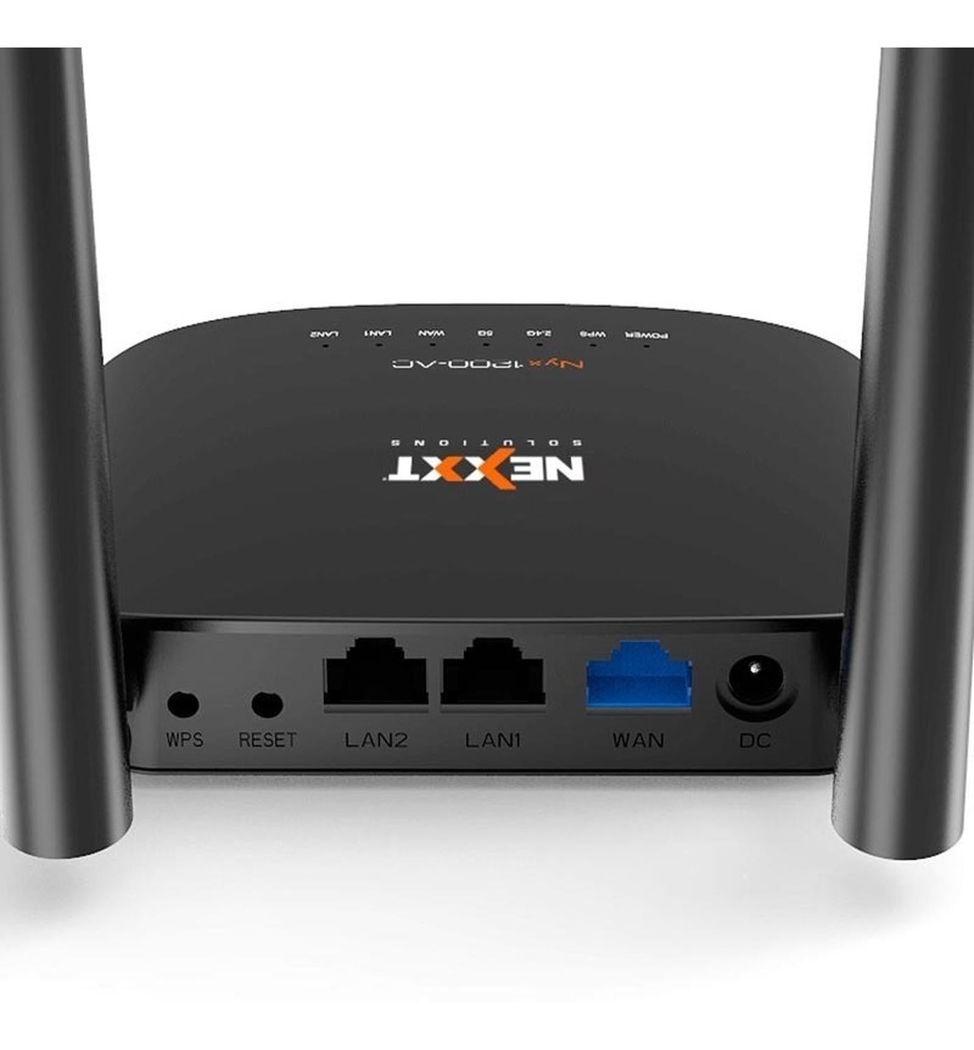 Nexx Solutions Nyx1200 Router Inalámbrico 1200mbps