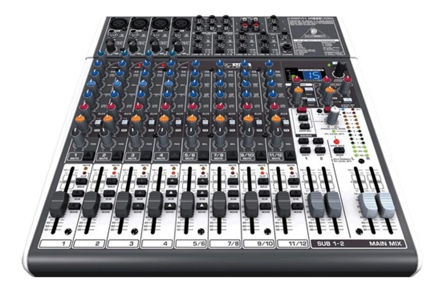 Behringer 1204usb Consola Mezcladora 12 Entradas Y 2/2 Buses