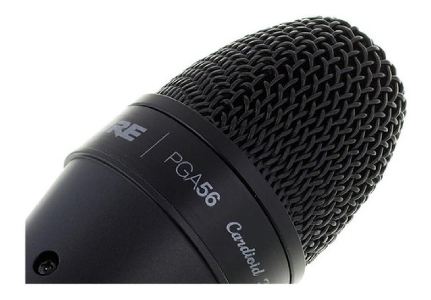 Shure Pga56 Xlr Micrófono Para Redoblante Y Tom-tom