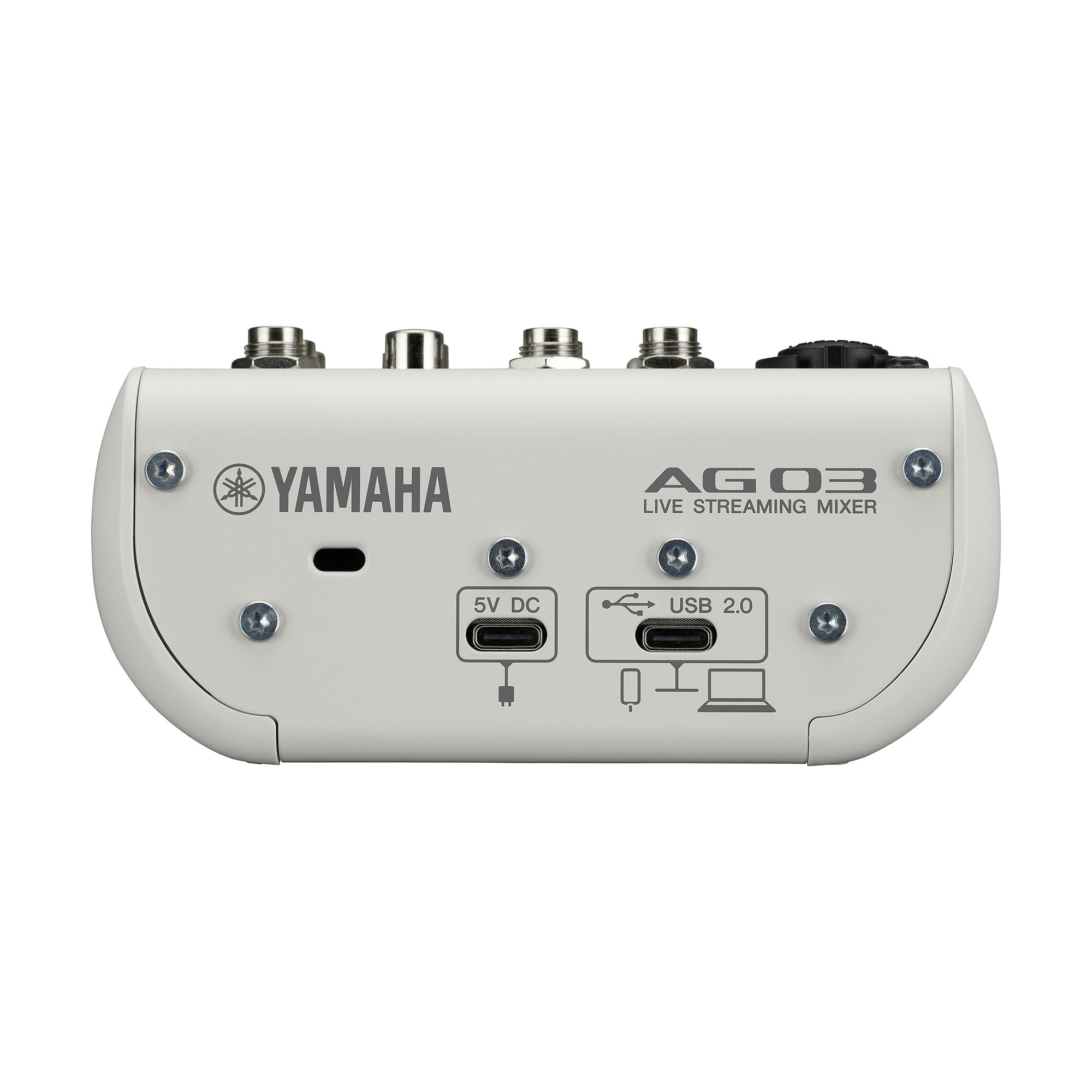 Yamaha Ag03mk2w Mezcladora de Transmisión En Vivo color blanco