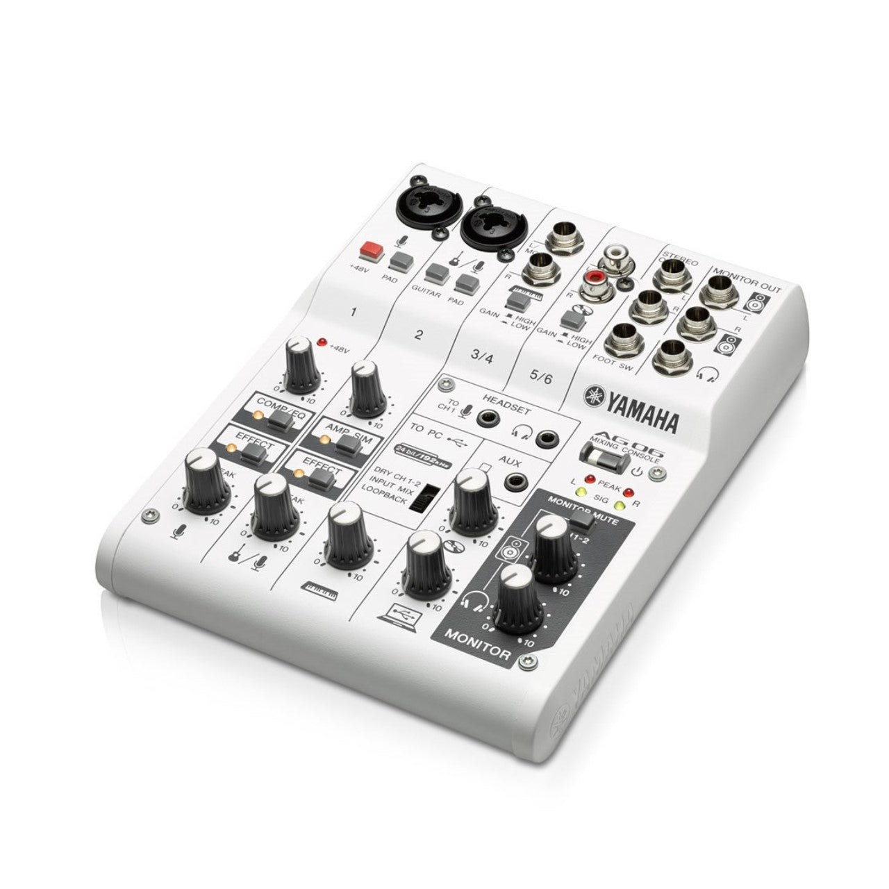 Yamaha Mezcladora Ag06mk2 para Streaming en Vivo