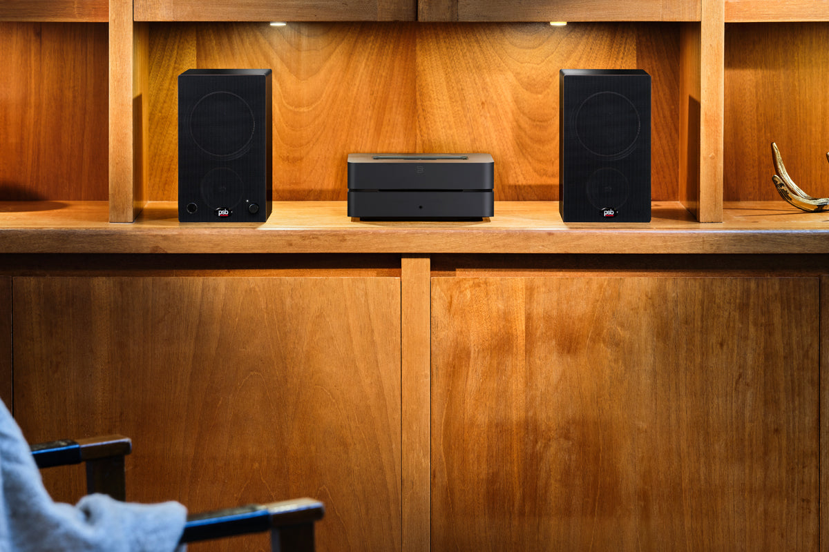 Alpha P5 (negro) Par De Altavoces De Repisa Premium