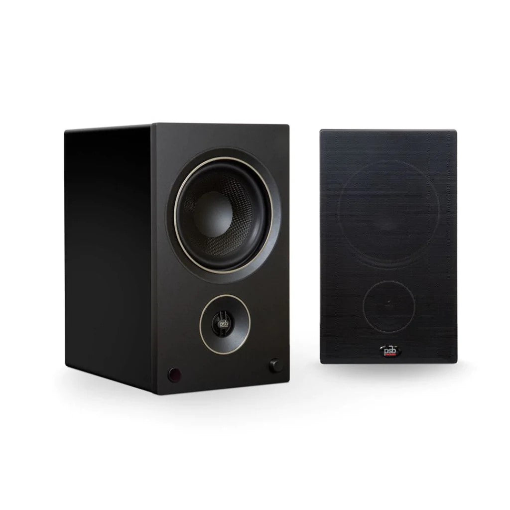 Alpha P5 (negro) Par De Altavoces De Repisa Premium