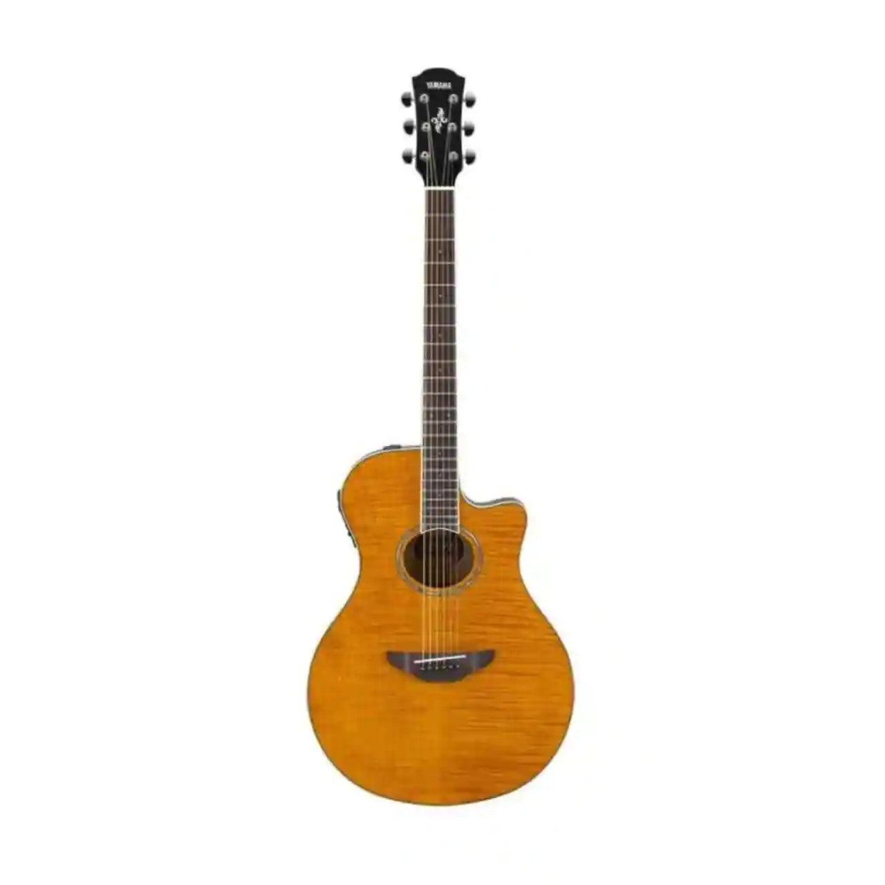 Guitarra Yamaha APX600FM-AM Electroacústica Arce Flameado Ámbar