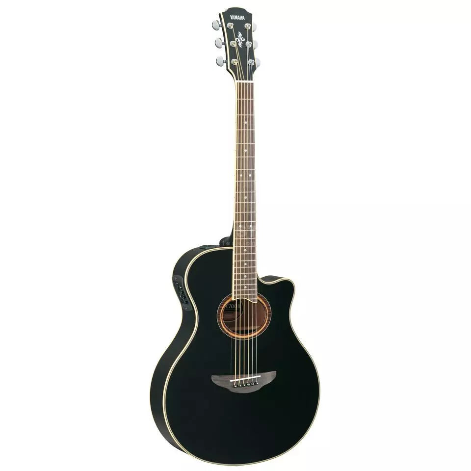 Guitarra Electroacústica Yamaha Apx700ii Para Diestros Black