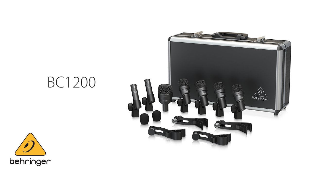 Set De 7 Micrófonos Para Percusión Behringer BC1200