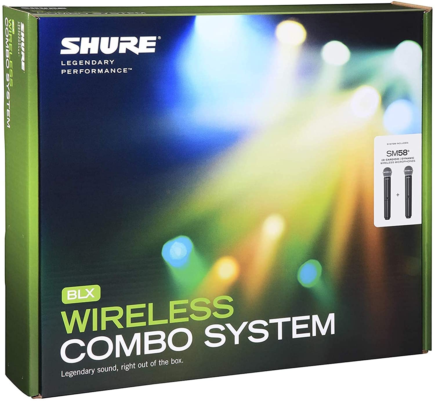 Sistema Inalambrico Shure Microfono Doble Blx288/sm58