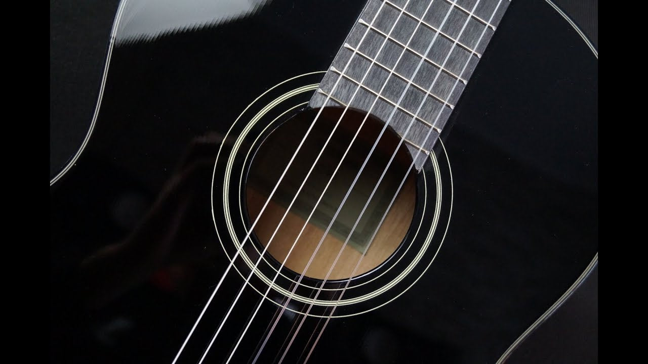 Guitarra Acústica Yamaha C40BL Cuerdas de Nylon-Negra