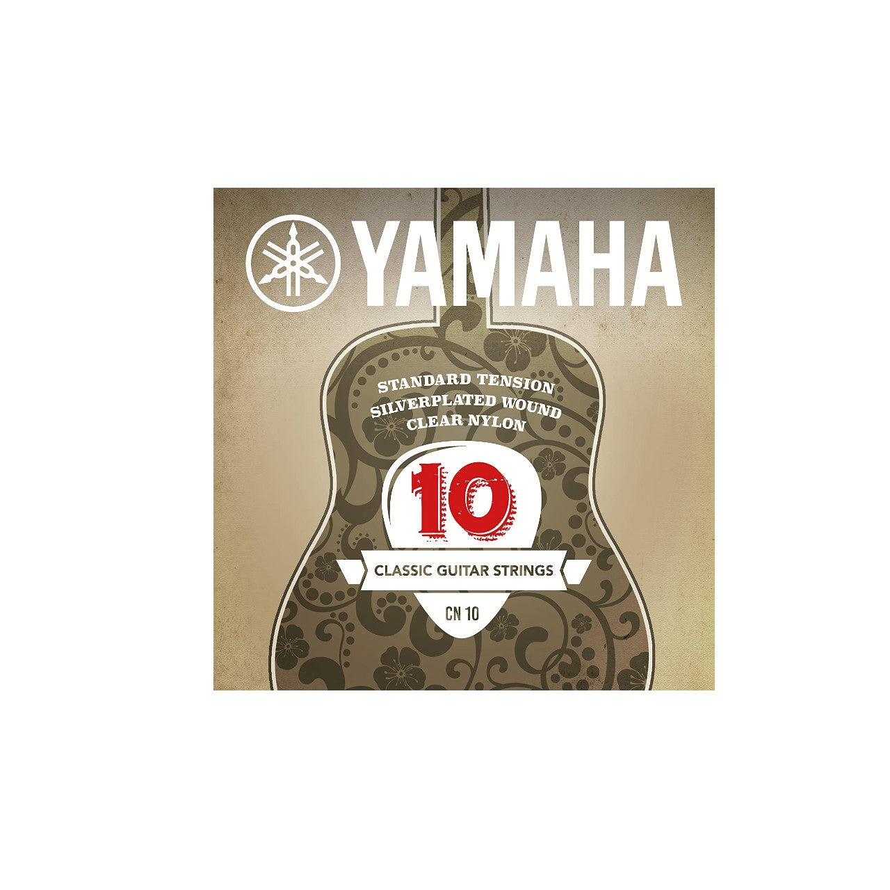 Yamaha Cn-10 Encordadura Guitarra Acústica Nylon 3 Pza