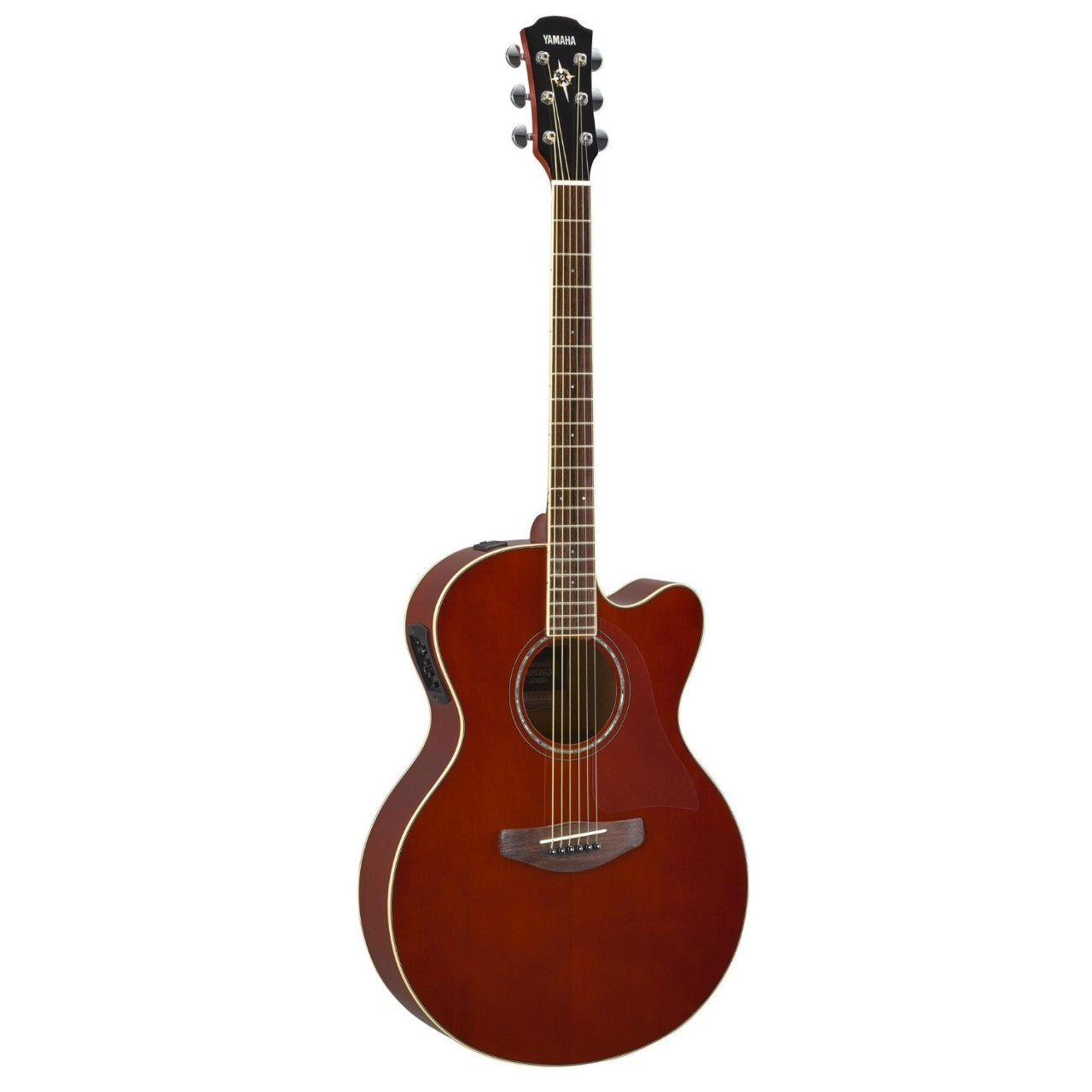 Yamaha Guitarra Electroacústica Cpx600rtb color Rojo