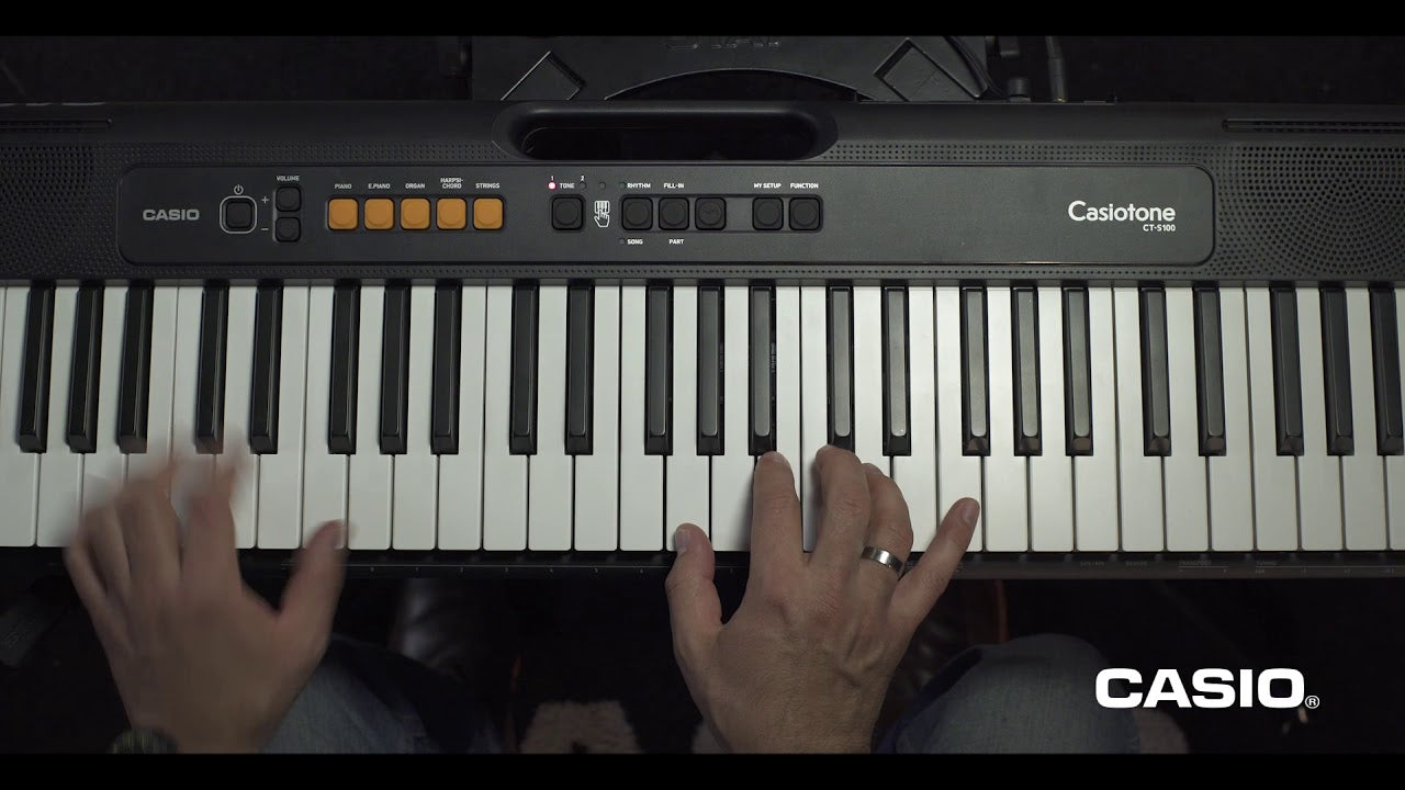 Casio Ct-s100 Teclado 61 Teclas Principiante Con Eliminador