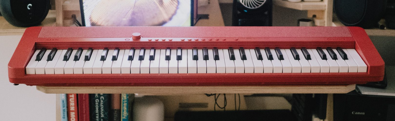 Teclado Musical Casio Casiotone CT-S1 Rojo