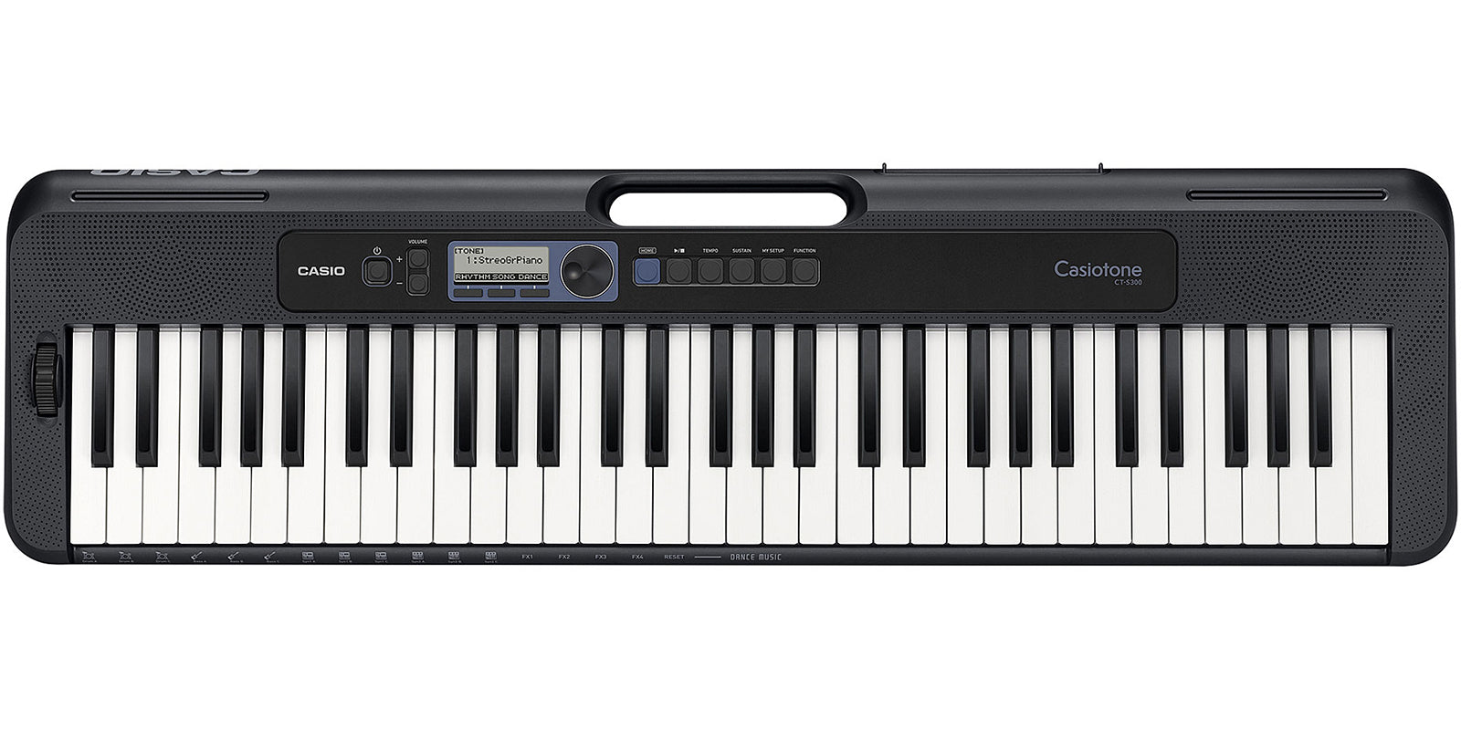 Teclado Casio Ct-s300 de 61 teclas color negro