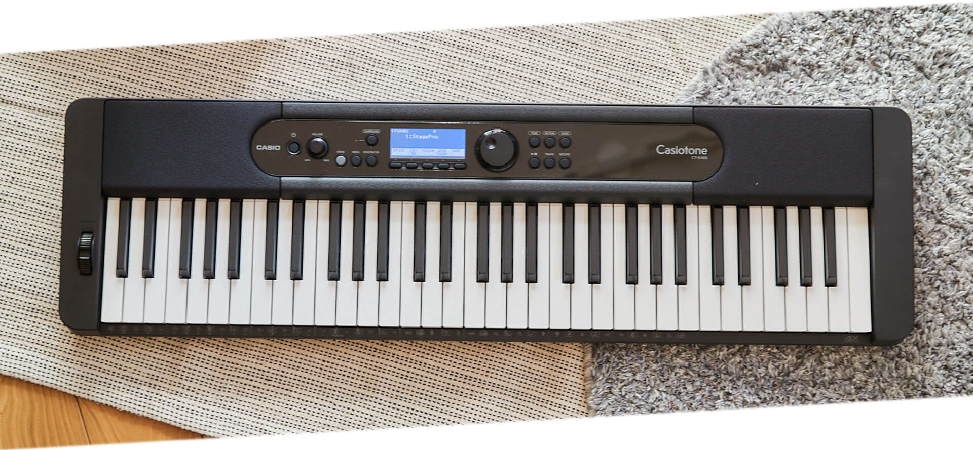 Casio CT-S400 Teclado Arranger Ultraportátil de 61 Teclas, Negro