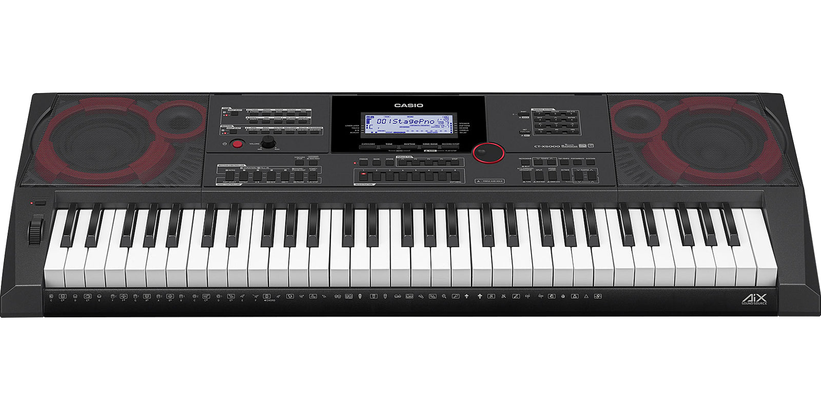 Casio Ct-x5000 C/eli Teclado Portatil 61 Teclas Negro