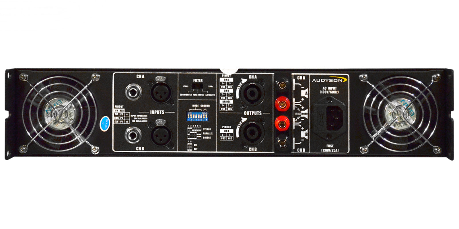 Amplificador Poder De 1500w Audyson D-2000