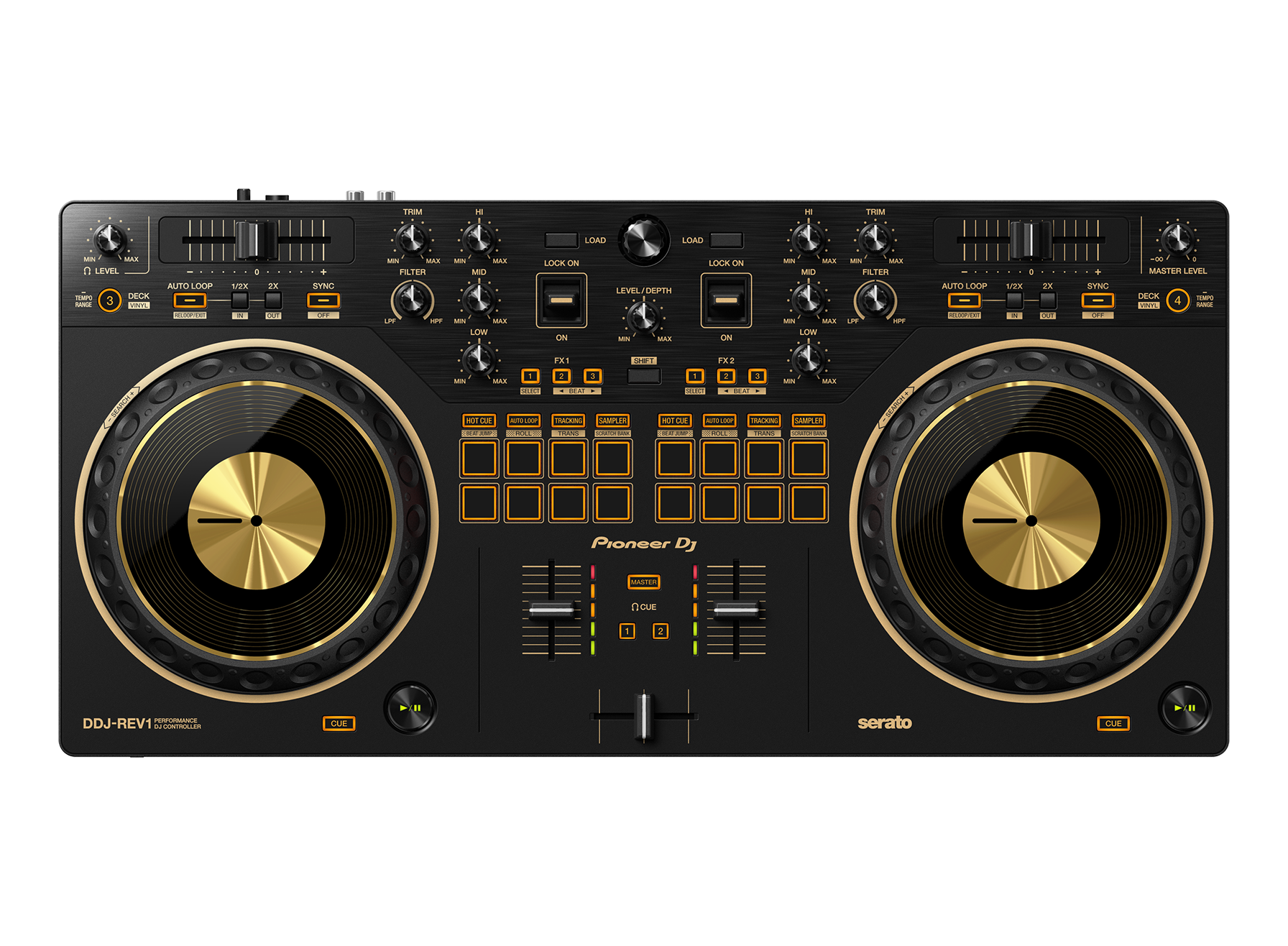 Paquete Pioneer Controlador DJ de 2 canales más par de monitores DM40BT