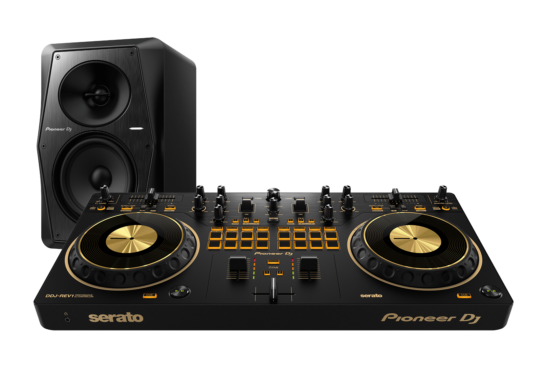 Pioneer 2-Channel DJ Controller Bundle plus VM50 Professional Monitor