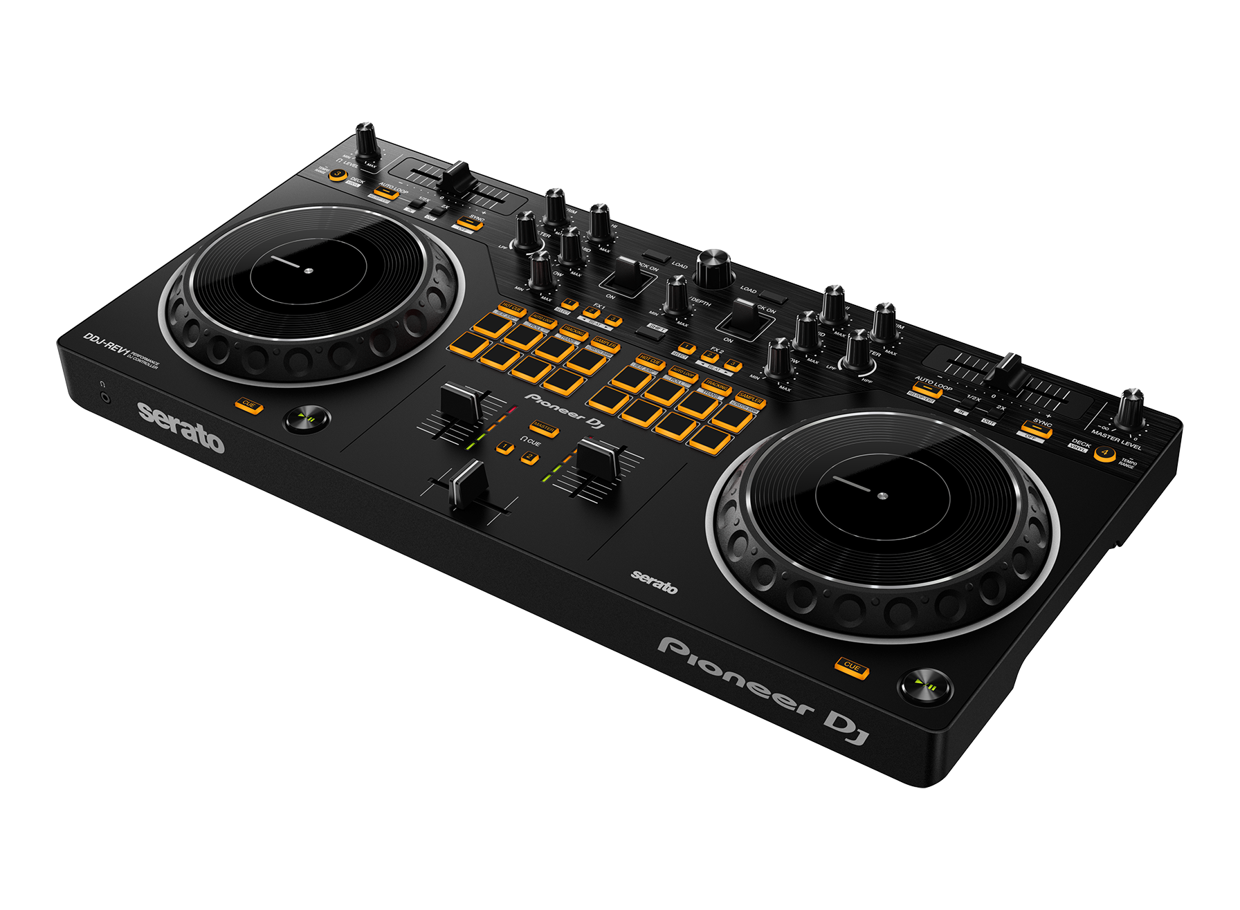 Pioneer DJ Controller Bundle Ddjrev1, Headphones and Studio Monitor