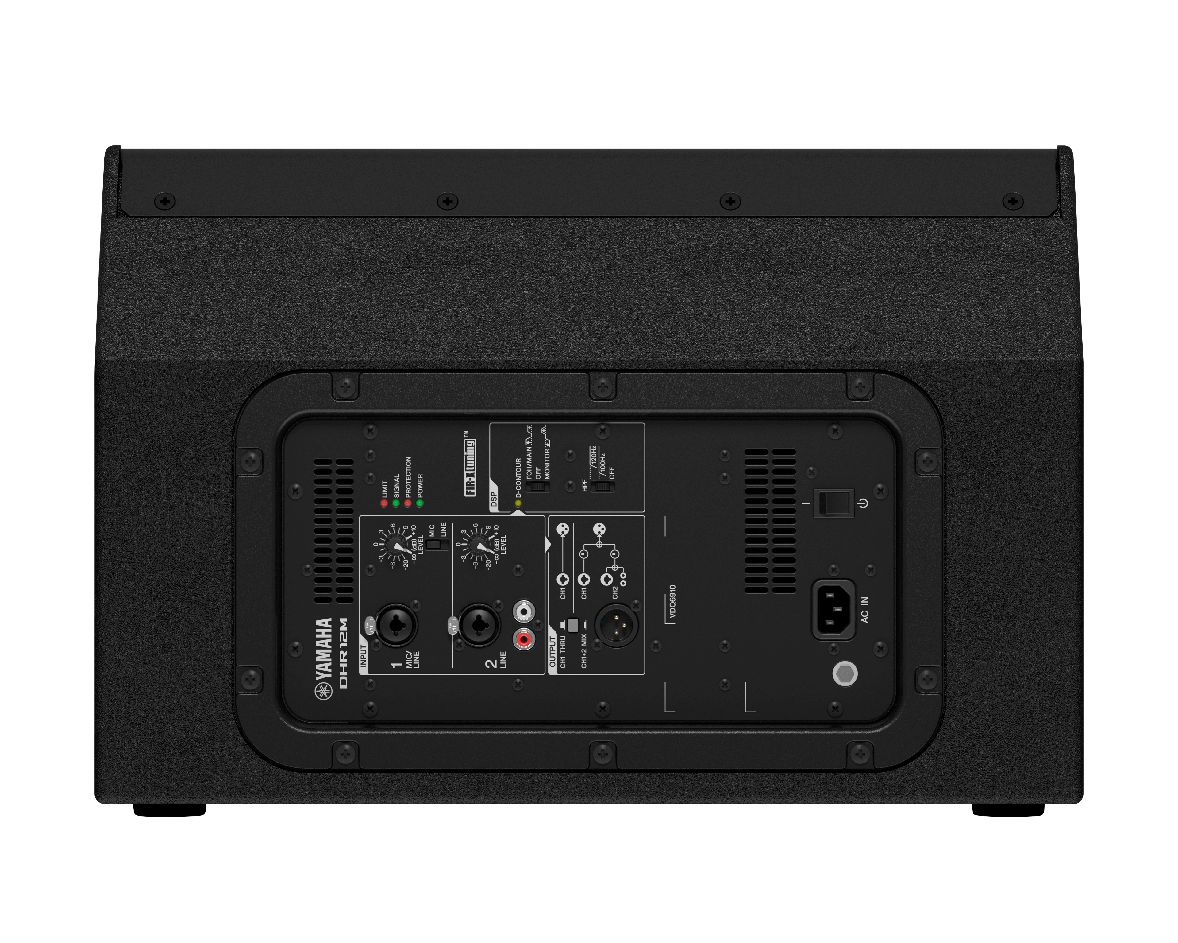 Yamaha dhr12m monitor de piso de 2 vias Bass-Reflex 1000w