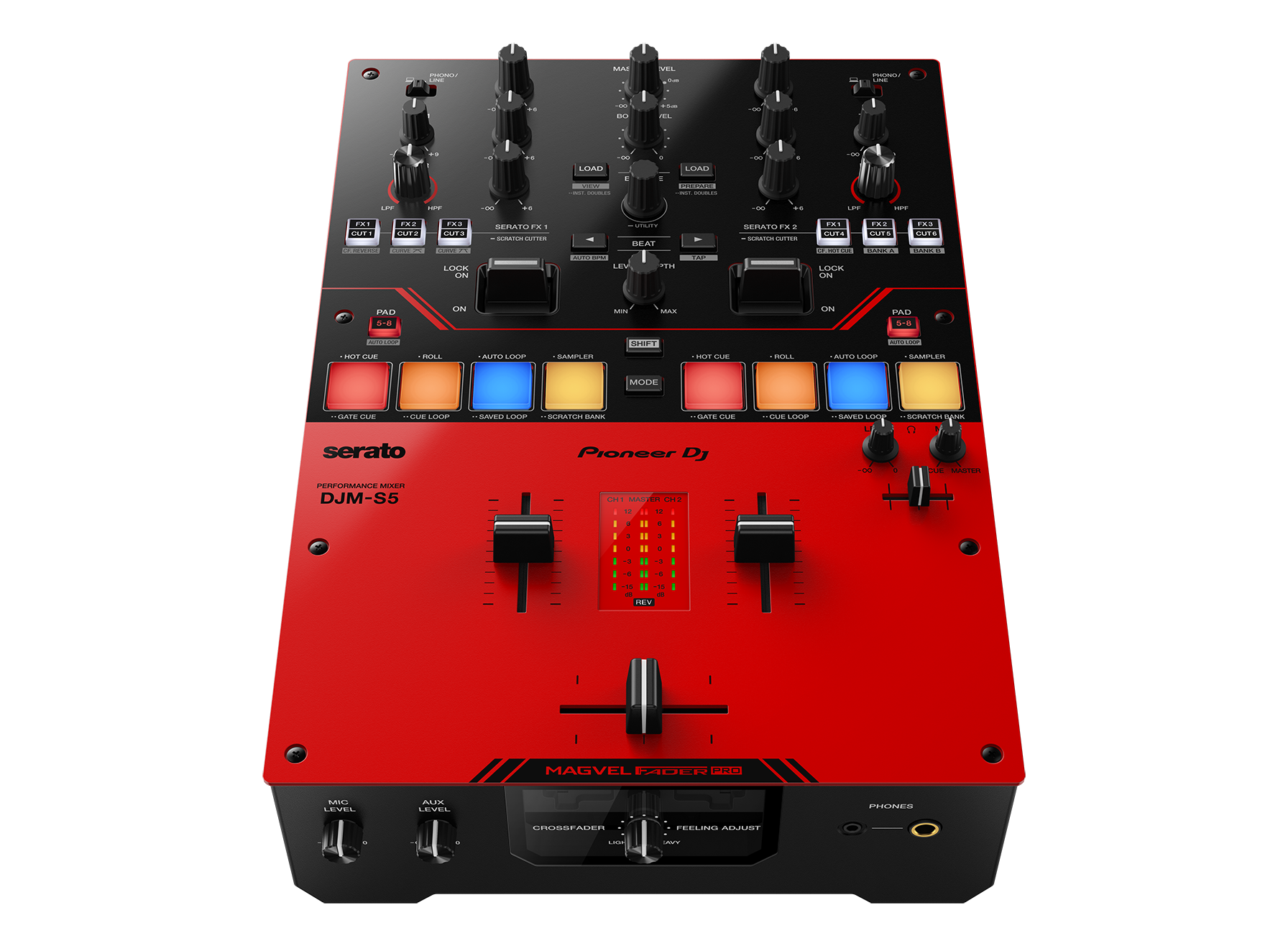 PIONEERDJ Bundle with 2-Channel Mixer plus Headphones and Professional Monitor