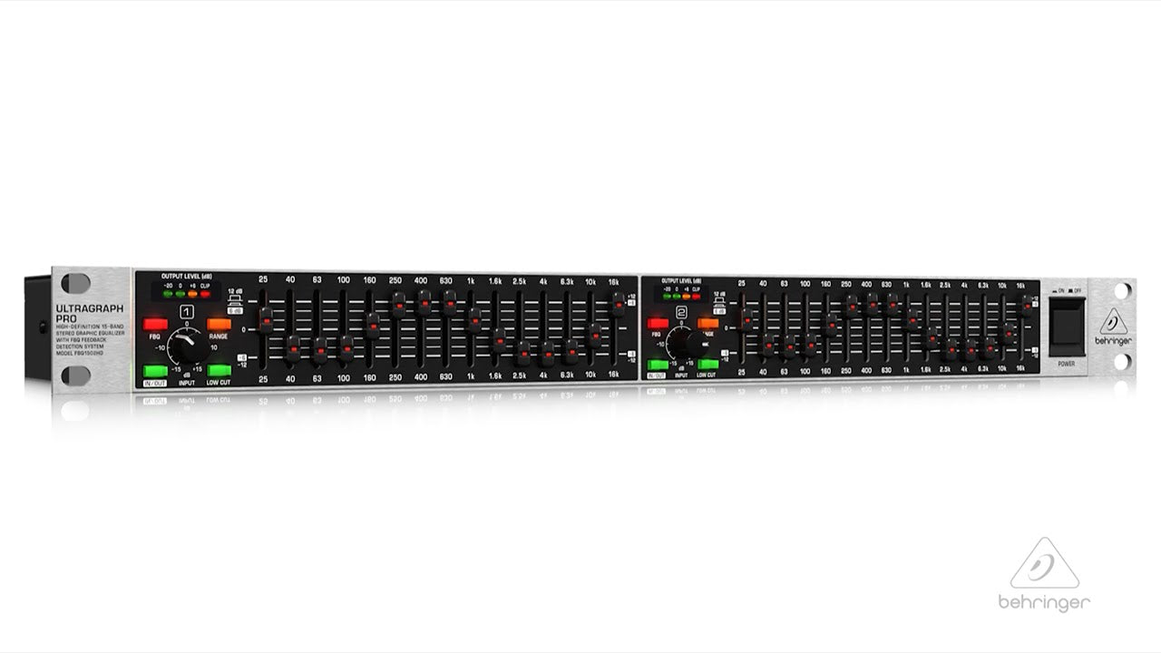 Behringer Ecualizador de 15 Bandas Estereo FBQ1502HD