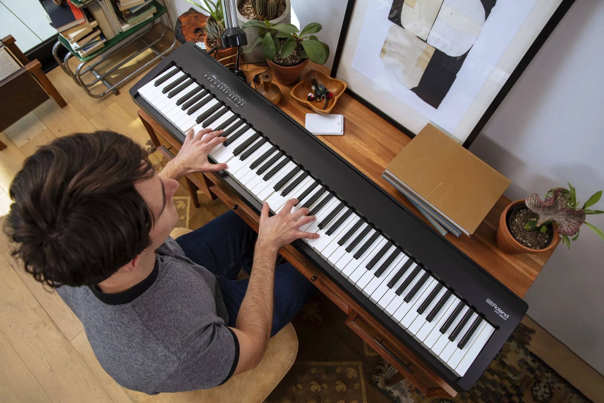 Roland FP-30X 88-Key Authentic Tone Digital Piano, Black