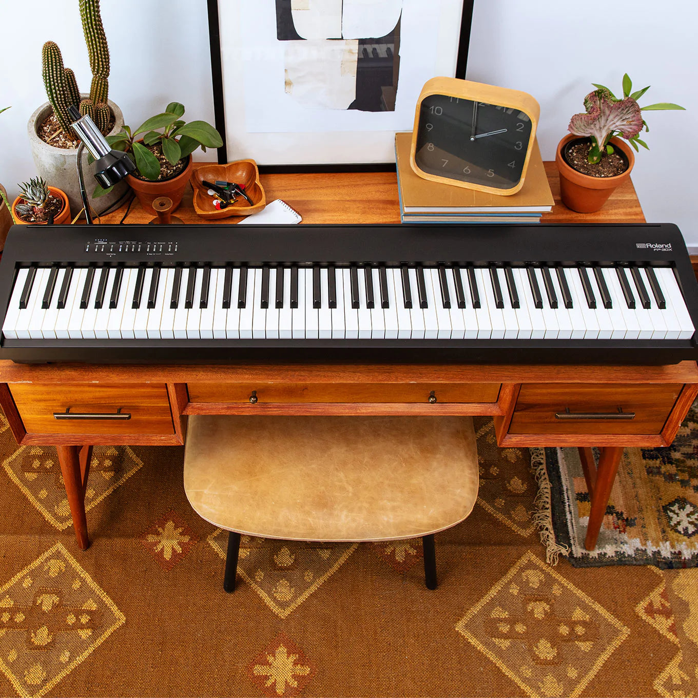 Roland FP-30X 88-Key Authentic Tone Digital Piano, Black