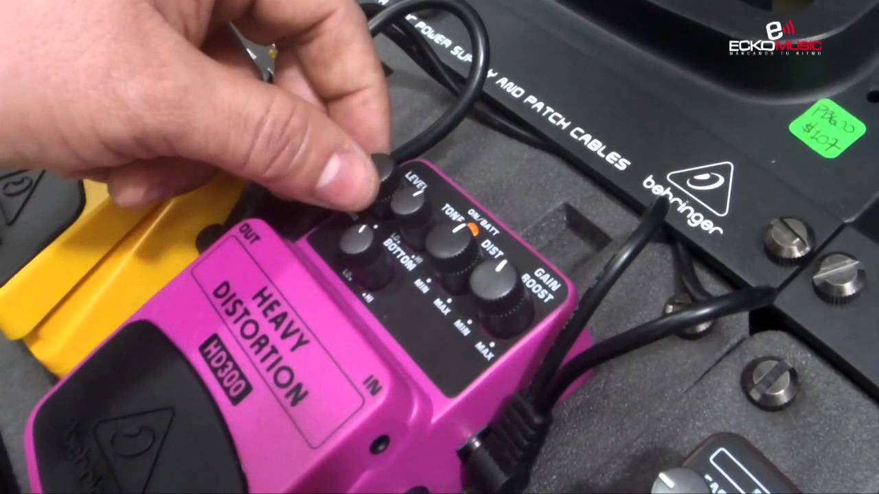 BEHRINGER HD 300 PEDAL Heavy Distortion BEHRINGER