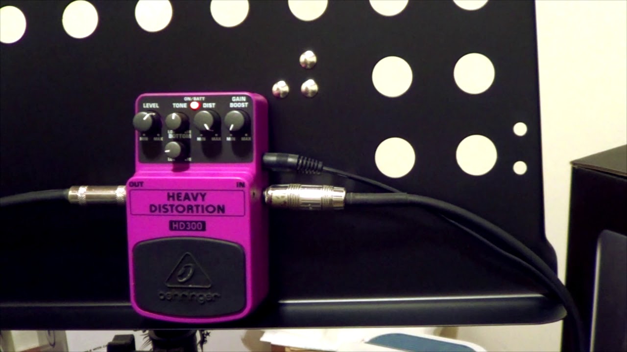 BEHRINGER HD 300 PEDAL Heavy Distortion BEHRINGER
