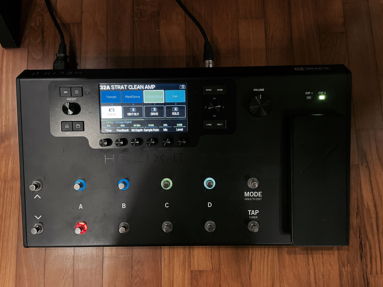 Helix Lt Streamlined Hx Procesador Multiefectos Para Guitarra