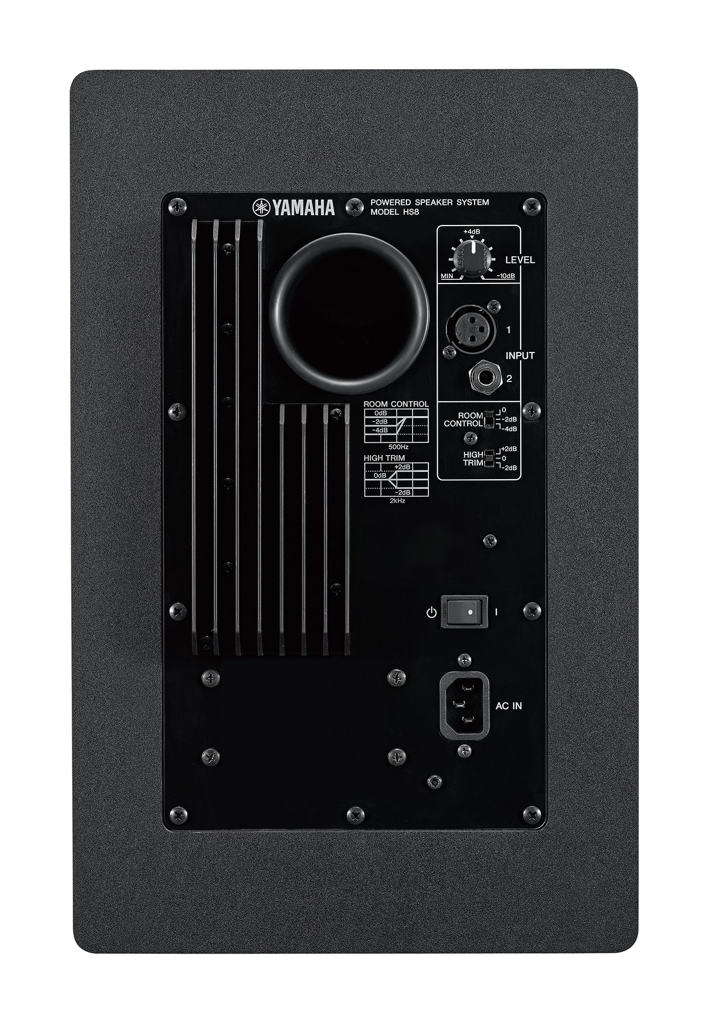 Yamaha HS8 Monitor Bi-amplificado para Estudio, 120W Color negro