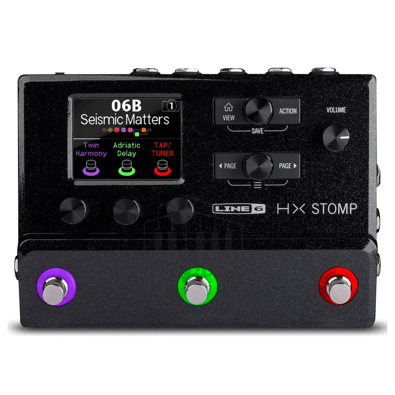 LINE 6 Pedal de efecto para instrumento de cuerda Helix HX Stomp negro