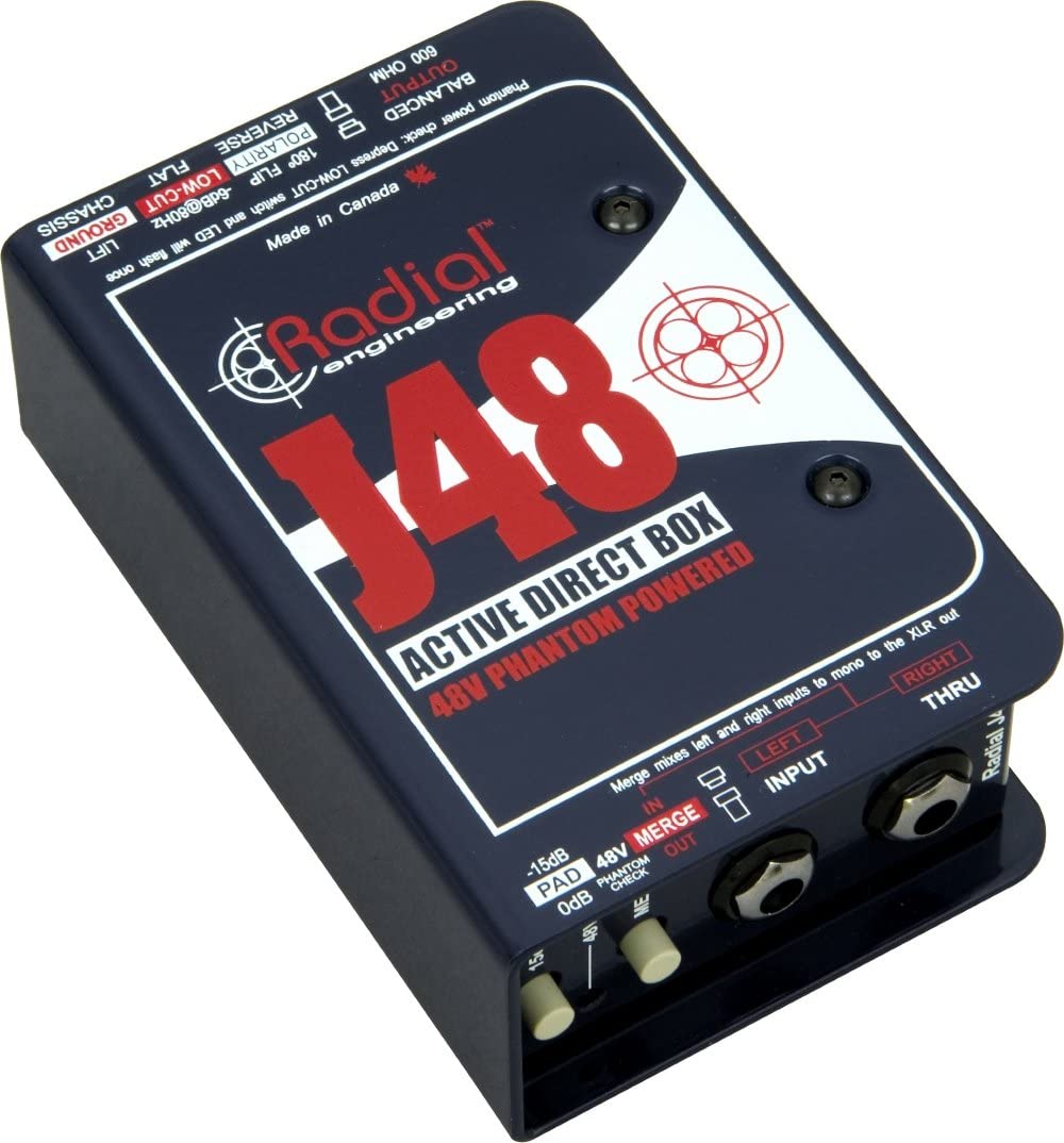Radial Caja Directa Activa Phantom Power J48